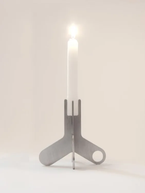 satellite candle holder